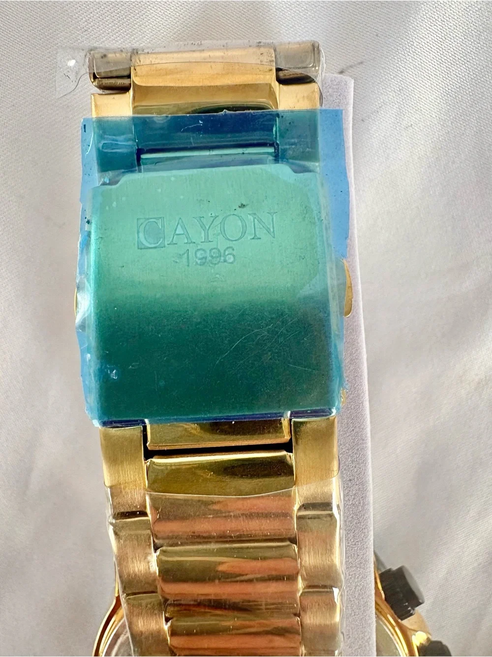 CAYON 1996 Gold-Tone Men's Watch